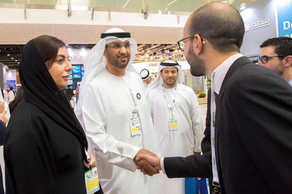 Emirates Leadership Initiative fellows attend the opening ceremony of the Abu Dhabi Sustainability Week and World Future Energy Summit, a ground-breaking forum uniting thought leaders, policy makers and investors to address the challenges of renewable energy and sustainable development.